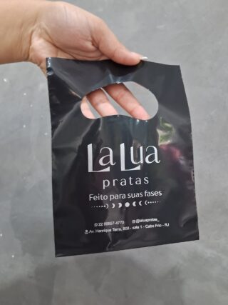 Sacola Alça Vazada Brilhosa (Grandes Quantidades)