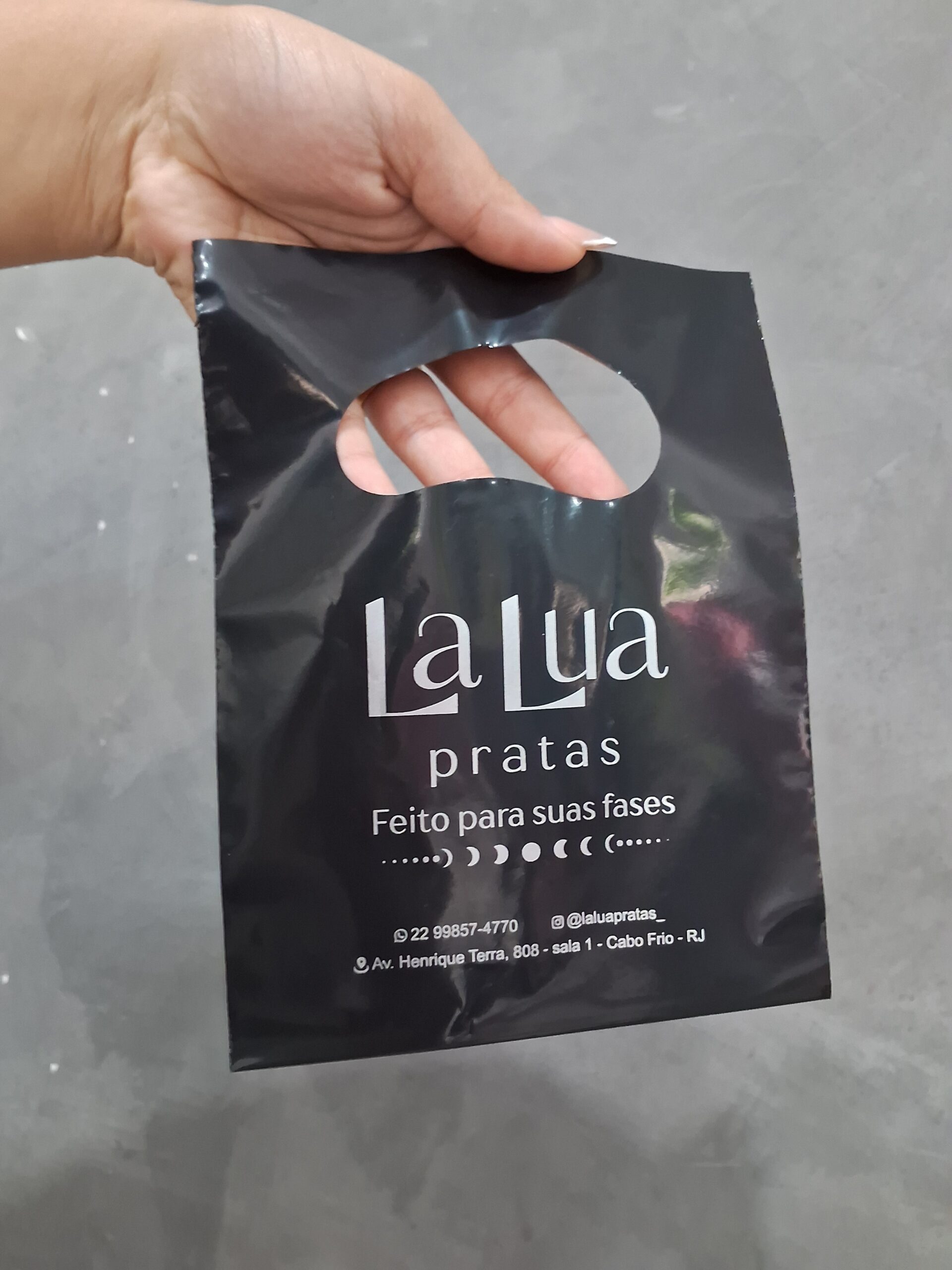 Sacola Alça Vazada Brilhosa (Grandes Quantidades)